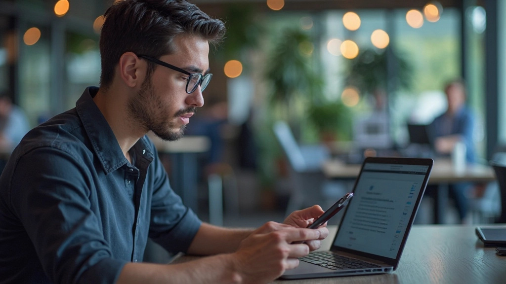 Developer testing website on multiple mobile and tablet devices simultaneously