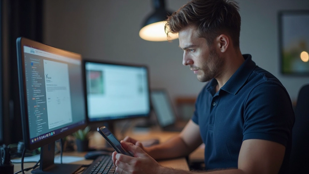 Ontwikkelaar test website op meerdere mobiele en tablet apparaten tegelijk